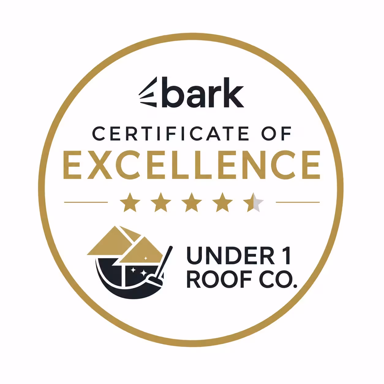 Bark Certificate of Excellence